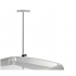 Iv pole w/2 adj. Plastic hooks