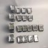 Base moulds (stainless steel) 7 mm x 7 mm x 7 mm (12 pcs.)