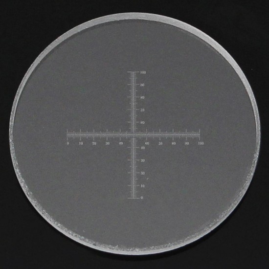 MICR. SLIDE, 26X76MM, 2 SCALES (1MM/100 & 10MM/100)