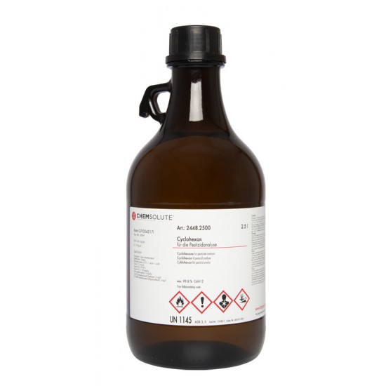 Cyclohexane 99+% (GLC) 2.5 Lit Cyclohexane 99+% (GLC) 2.5 Lit