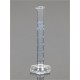 MEASURING CYLINDER, HEX BASE, WITH SPOUT, CLASS A, WITH BATCH CERTIFICATE, 50ML