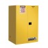 EX Flammable Safety Cabinet, 90 gallon, 2 manual-close doors, Yellow