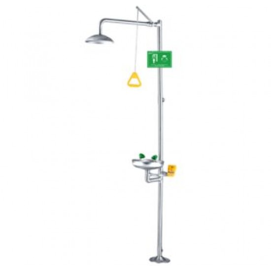 Stainless Steel Emergency Shower & Eye Wash(WJH1107) Stainless Steel Emergency Shower & Eye Wash(WJH1107)