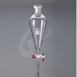 SEPARATING FUNNEL PTFE KEY STOPCOCK WITHOUT GRADUATION PE STOPPER 1000ML 29/32