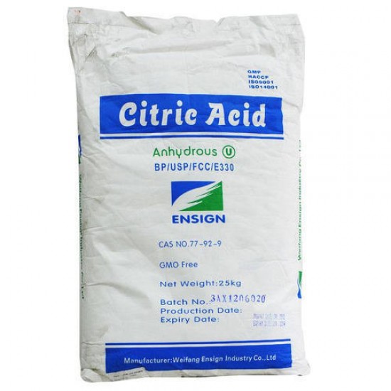 Citric Acid Anhydrous 25KG Citric Acid Anhydrous 25KG