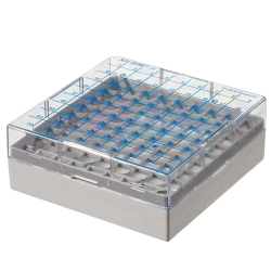 Cryo Storage Box, 9X9, Gray 1.2 to 2.0 mL