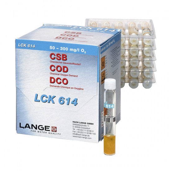COD Cuvette Test 50-300 mg/L O₂, 25 Tests
