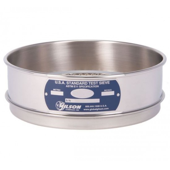 8" Sieve, All Stainless, Full Height, No. 635