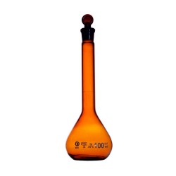 Volumetric Flask Amber Class A 1000Ml