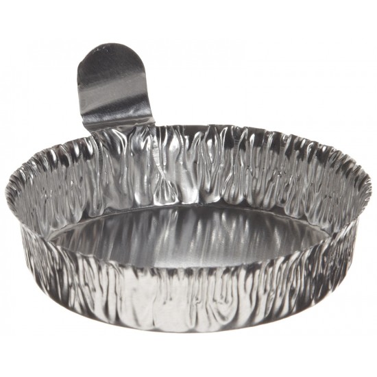 ALUMINUM WEIGHING BOAT101 dia x 8 mm h