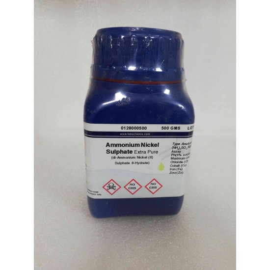 Ammonium Nickel Sulfate Hexahydrate 500Gm