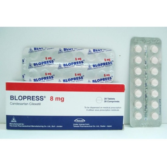 Blopress 8Mg, Tab/28 Blopress 8Mg, Tab/28