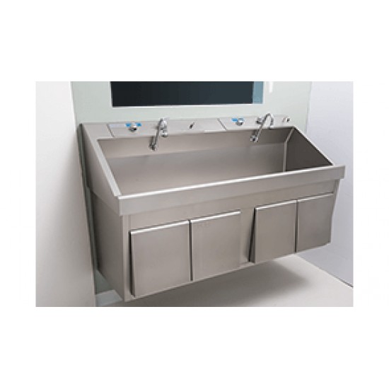 Double Surgical Scrub Sink 80601 Double Surgical Scrub Sink 80601