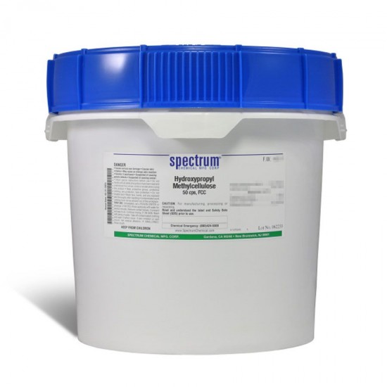 Droxypropyl Methylcellulose, 50 cps, FCC - 125 g