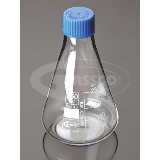 Flask Erlenmeyer, with Screw Cap, ASTM 250ML Flask Erlenmeyer, with Screw Cap, ASTM 250ML
