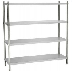 Four levels stand rack, stainless steel 316