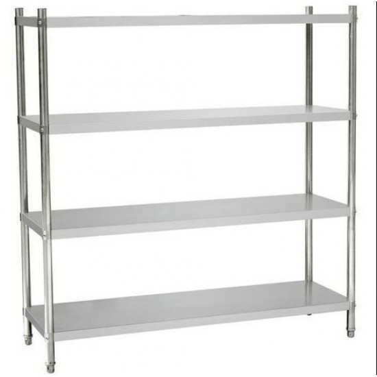 Four levels stand rack, stainless steel 316