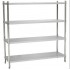 Four levels stand rack, stainless steel 316