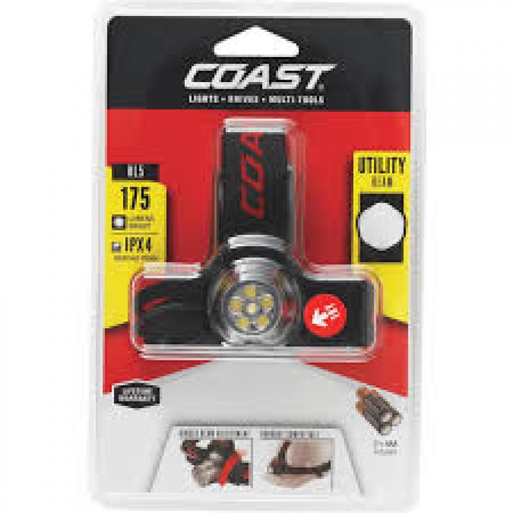 Coast Lampe Frontale HL5  175 Lumens  - Dans Un Emballage Transparent 175 Lm Lampe Frontale 36883718