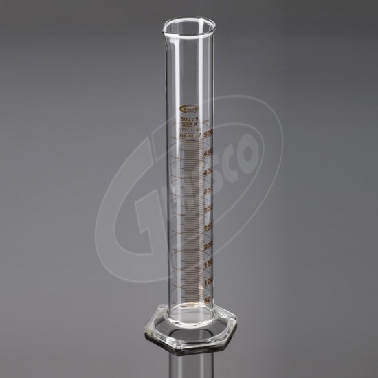 Measuring Cylinder with USP Grade, Class A, Hex Base 100ML Measuring Cylinder with USP Grade, Class A, Hex Base 100ML