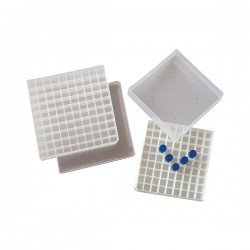 PLASTIC FREEZER BOX FOR CRYOTUBES AND VIALS