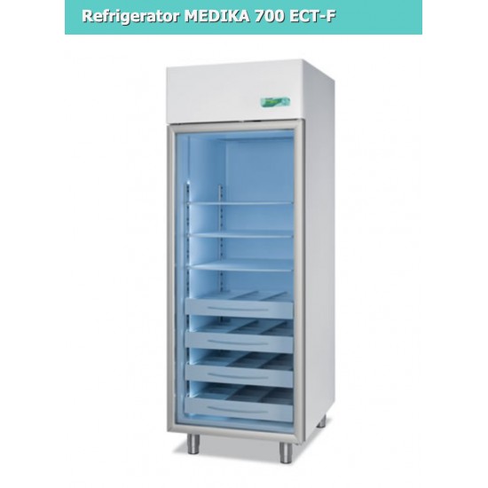 Refrigerator 700 ECT-F Plus White with Chart Record
