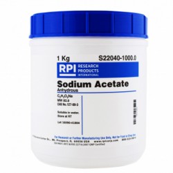 SODIUM ACETATE ANHYDROUS *USP 1Kg SODIUM ACETATE ANHYDROUS *USP 1Kg