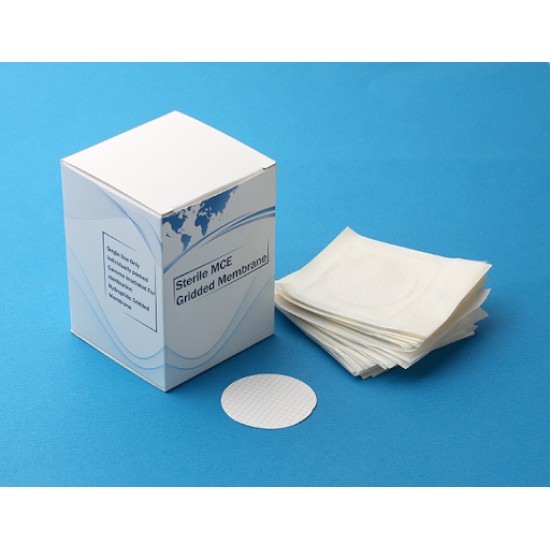 Sterile MCE Gridded Membrane Filter-0.45um-47mm PACK/200