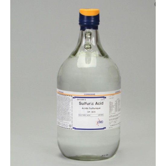 Sulfuric Acid 95-98% 2.5 LTR Sulfuric Acid 95-98% 2.5 LTR