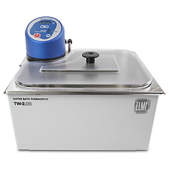 TW-2.02 Circulating Water Bath with 8.5L Stainless Steel Tank, 100-240V; 50/60Hz